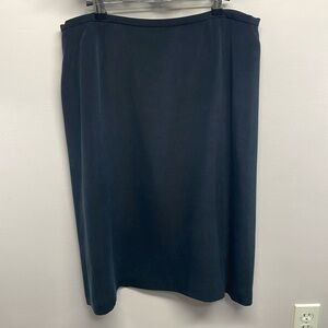 Valerie Stevens Separates 100% Silk Black Skirt 16